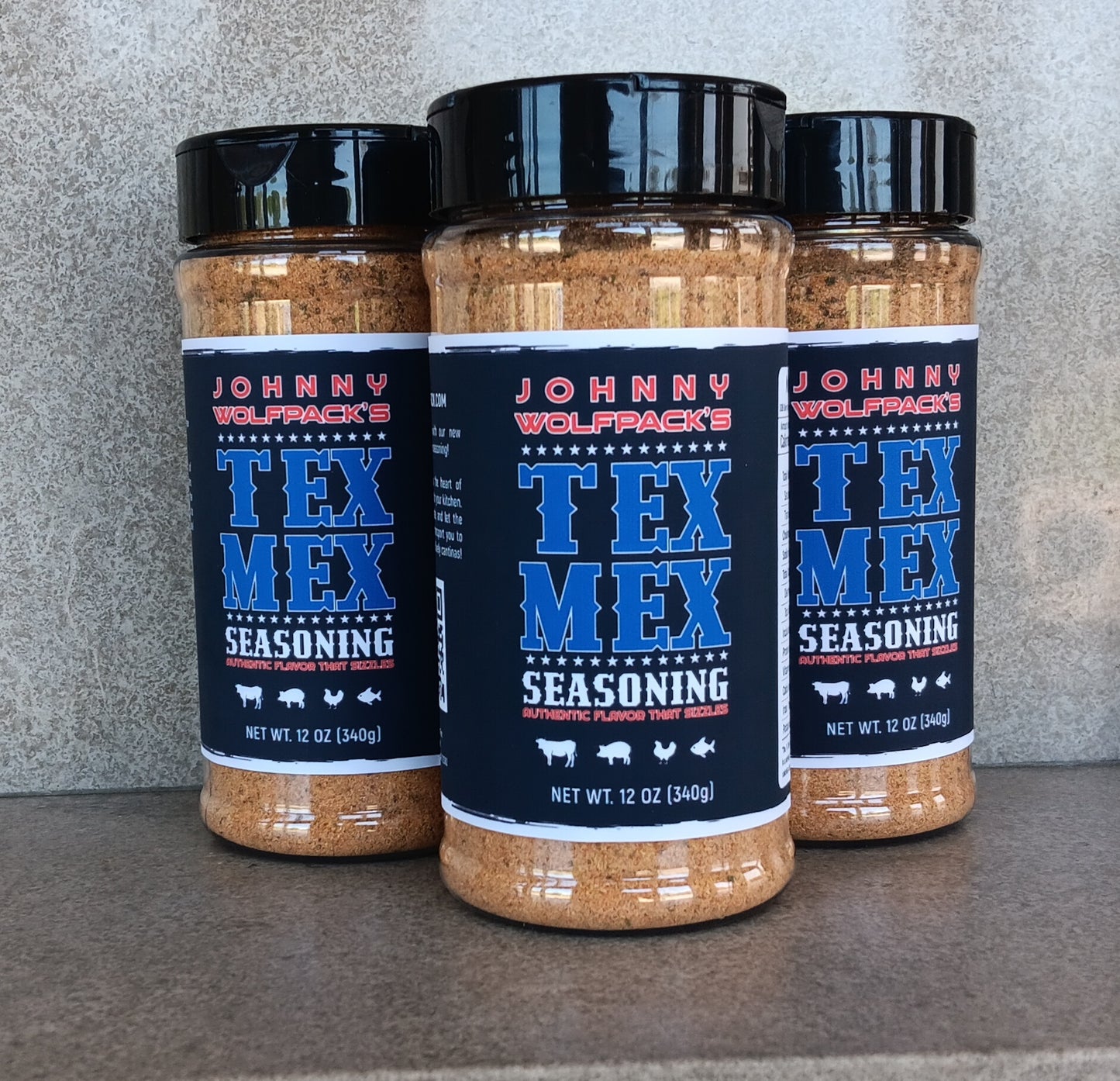Wolfpack Ranch Tex-Mex Seasoning 12.5oz--3 Pack