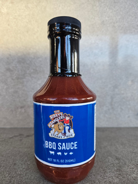 RIBEYE WRANGLER BBQ SAUCE 18oz.