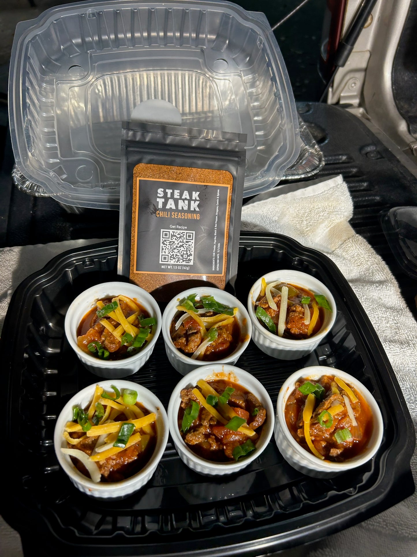 STEAK TANK CHILI SEASONING -Six Packages