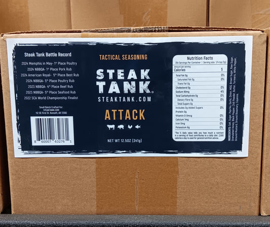 ATTACK All Purpose Seasoning 12.5 oz -Case of 12
